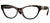 Versace Eyeglasses VE3296 108 54mm Havana / Demo Lens