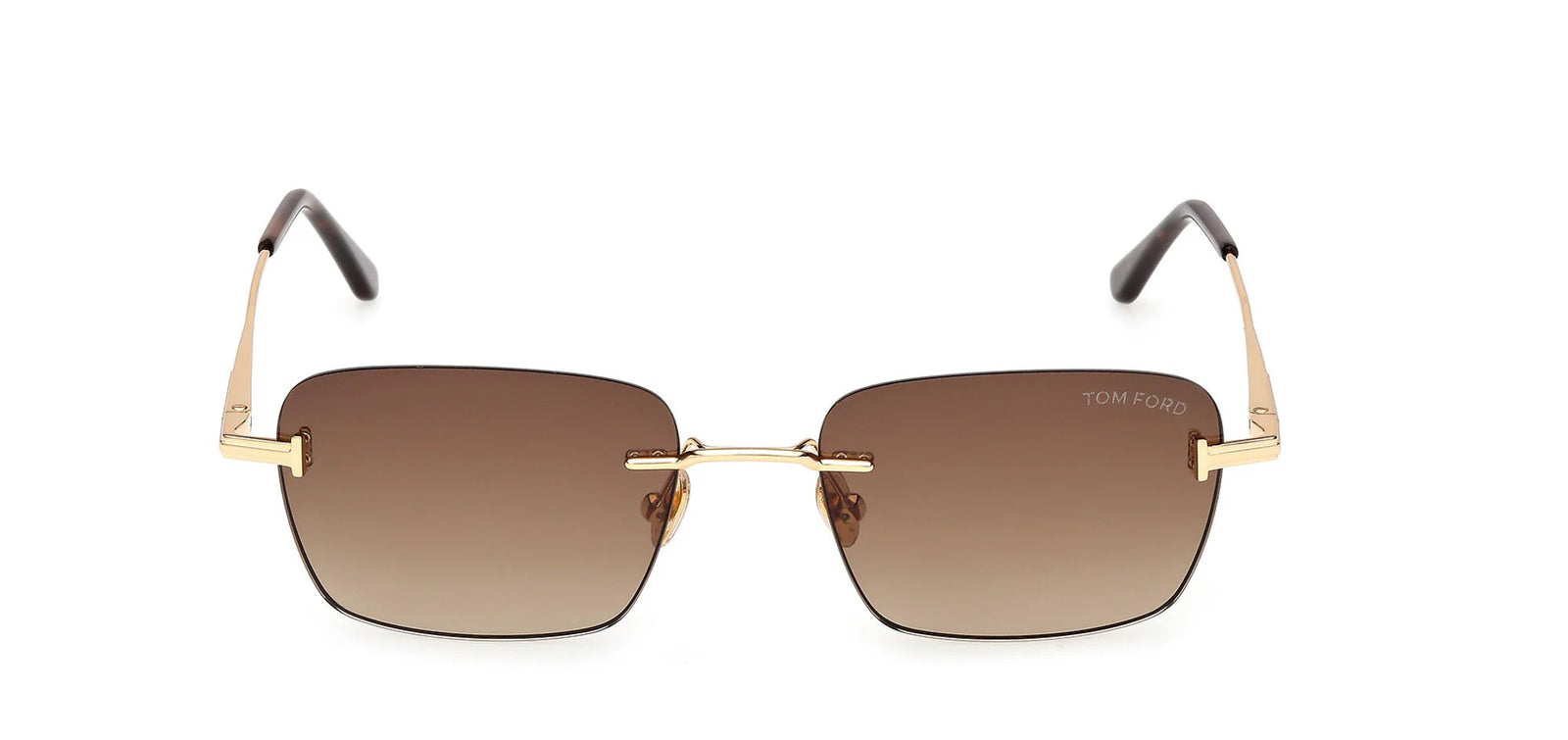 Tom Ford Jake-02 Sunglasses FT1354 30F 54mm Gold / Dark Brown Gradient Lens