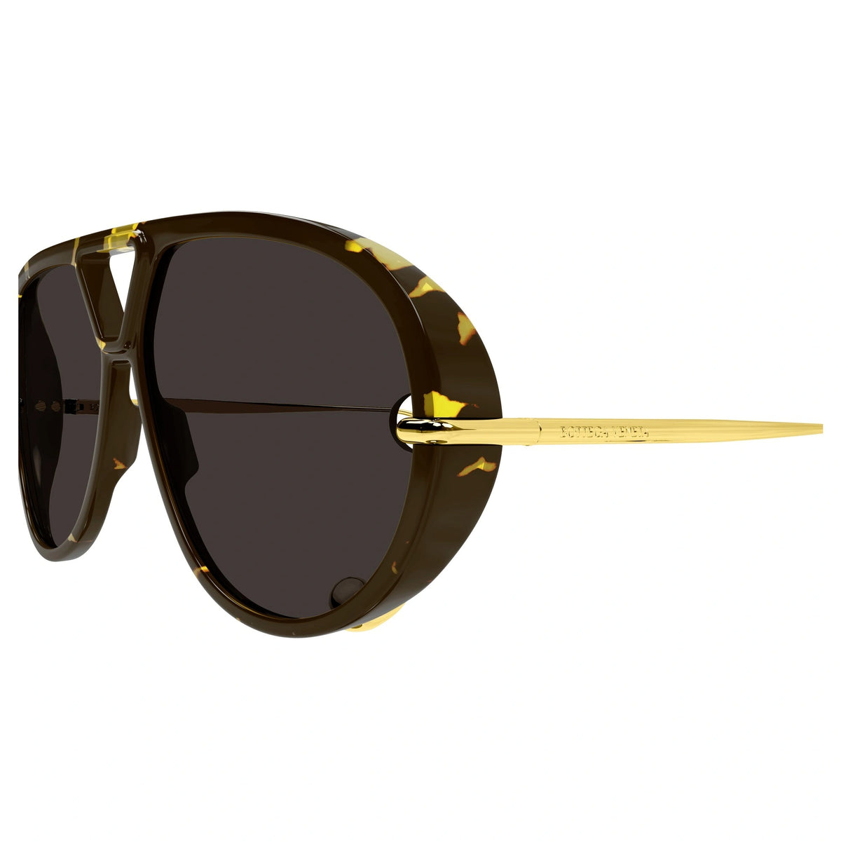 Bottega Veneta Sunglasses BV1273S 005 63mm Havana Gold / Dark Grey Lens