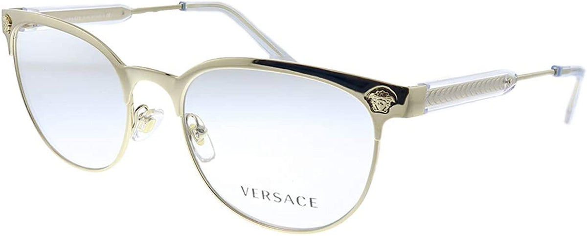 Versace Eyeglasses VE1268 1252 53mm Pale Gold / Demo Lens
