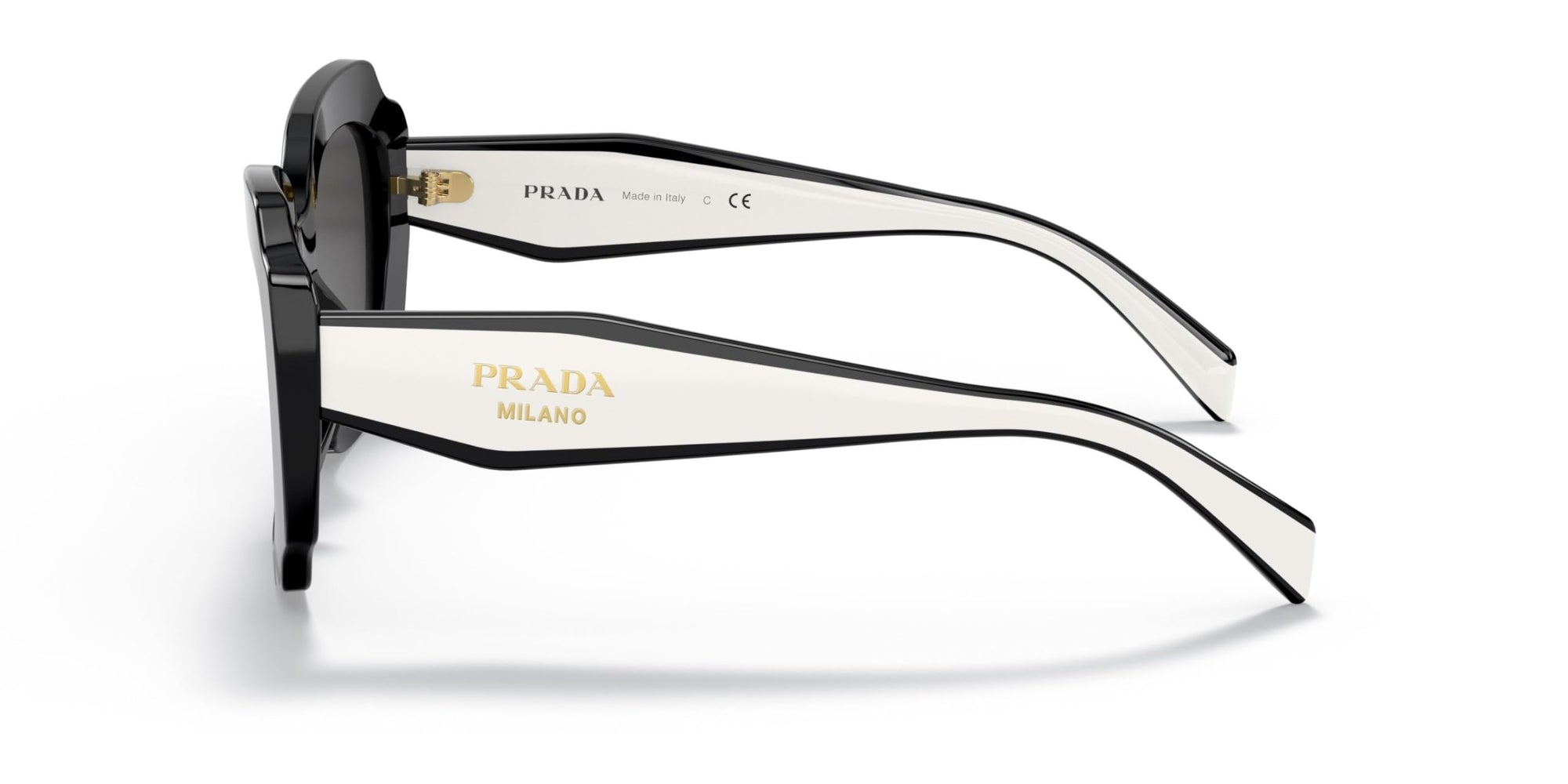 Prada Sunglasses PR16YS 09Q5S0 52mm Black / Dark Grey Lens