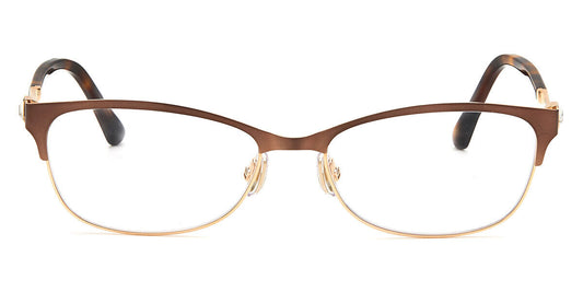 Jimmy Choo Eyeglasses JC275 FG400 52mm Brown Gold / Demo Lens