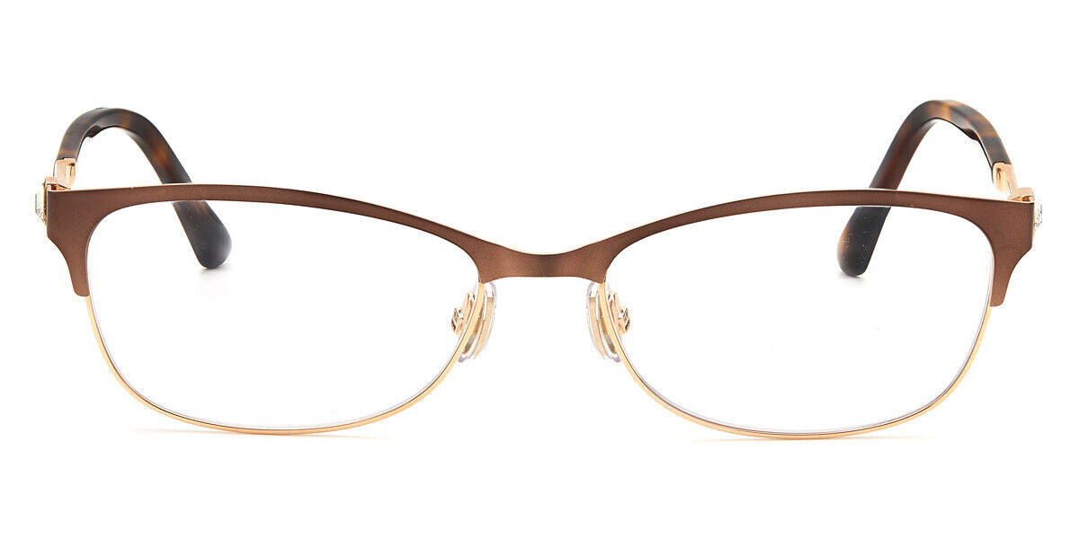 Jimmy Choo Eyeglasses JC275 FG400 52mm Brown Gold / Demo Lens