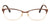 Jimmy Choo Eyeglasses JC275 FG400 52mm Brown Gold / Demo Lens