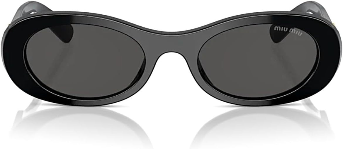 MIU MIU Sunglasses MU06ZS 1AB5S0 50mm Black / Dark Grey Lens