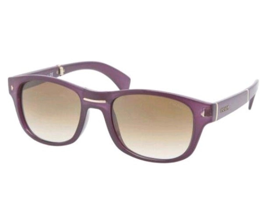 Prada Sunglasses PR14OS MAV0B3 54mm Opal Violet/ Brown Gradient Lens