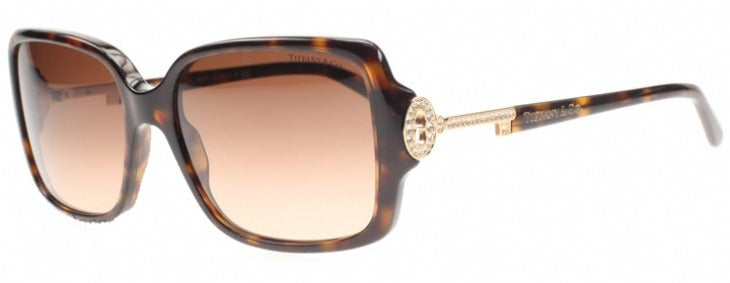 Tiffany & Co Sunglasses TF4043B 8015T5 56mm Havana / Polarized Brown Lens