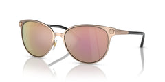 Versace Sunglasses VE2168 1409/5R 57mm Pink Gold / Dark Grey Mirror Pink