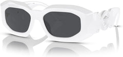 Versace Sunglasses VE4425U 543887 54mm White / Dark Grey Lens