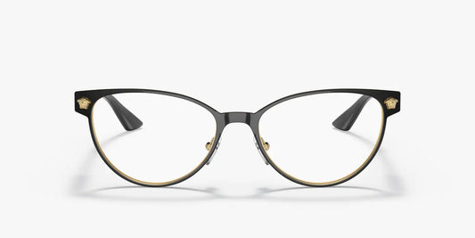 Versace Eyeglasses VE1277 1433 54mm Black Gold / Demo Lens