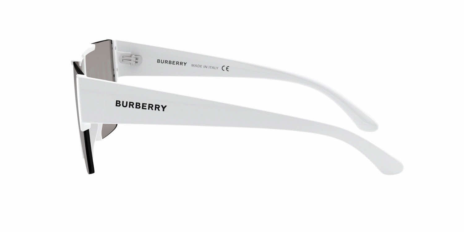 Burberry Sunglasses BE4291 3007H 38mm White / Silver Mirror Lens