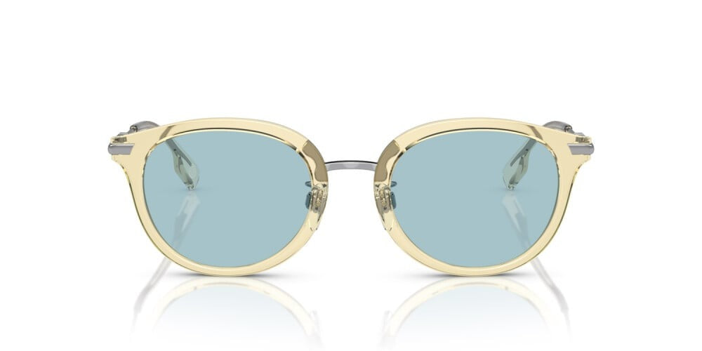 Burberry Kelsey Sunglasses BE4398D 407380 50mm Yellow / Light Azure Lens