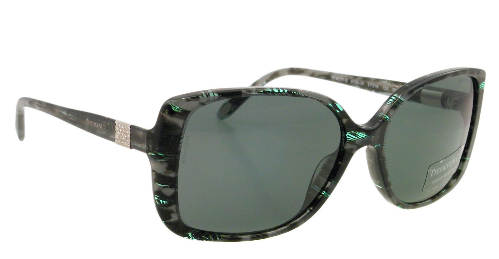 Tiffany & Co Sunglasses TF4071B 8129/3F 57mm Blue Havana / Dark Grey Lens