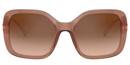 Versace VE4375 53253B 53mm Sunglasses Transparent Brown / Brown Gradient [53-18-135]