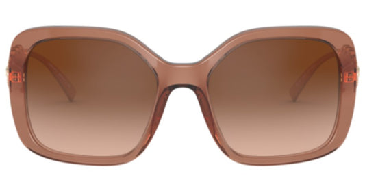 Versace VE4375 53253B 53mm Sunglasses Transparent Brown / Brown Gradient [53-18-135]