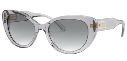 Versace VE4378 59311 54mm Sunglasses Transparent Grey / Grey Gradient [54-19-140]