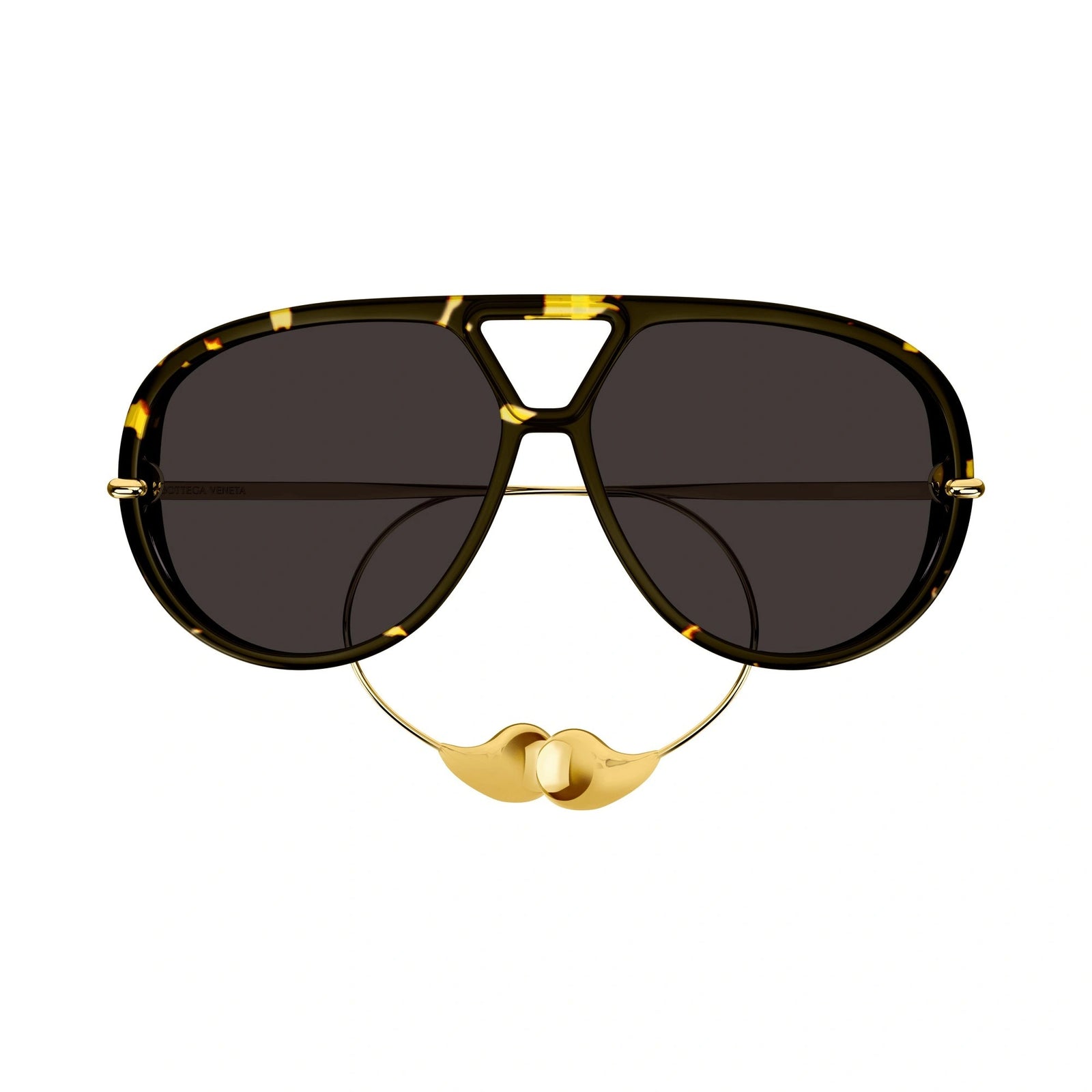 Bottega Veneta Sunglasses BV1273S 005 63mm Havana Gold / Dark Grey Lens