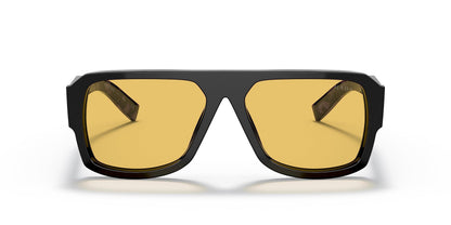 Prada Sunglasses PR22YS 1AB0B7 56mm Black / Yellow Lens