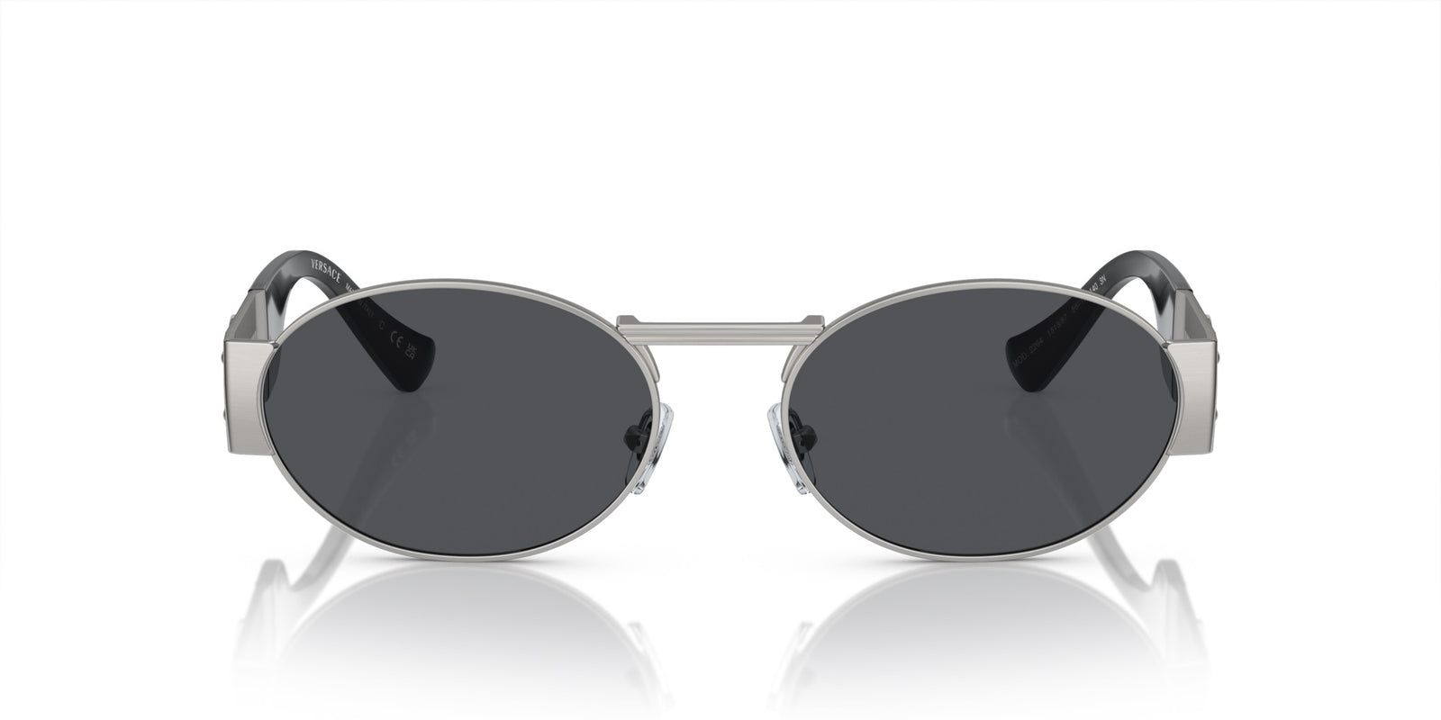 Versace Sunglasses VE2264 151387 56mm Silver / Dark Grey Lens
