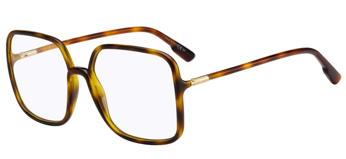 Dior Eyeglasses SOSTELLAIREO1 086 57mm Dark Havana / Demo Lens