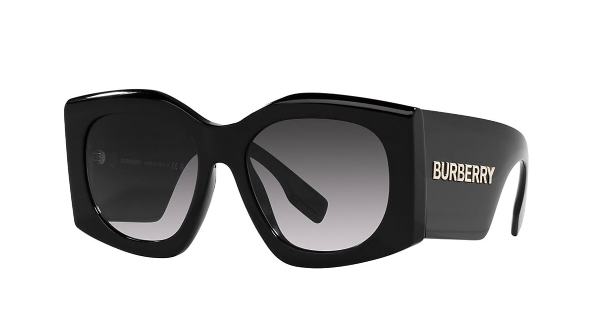 Burberry Sunglasses BE4388U 30018G 55mm Black / Grey Gradient Lens