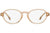 VERSACE Eyeglasses VE3259 5215 52mm Transparent Brown / Demo Lens