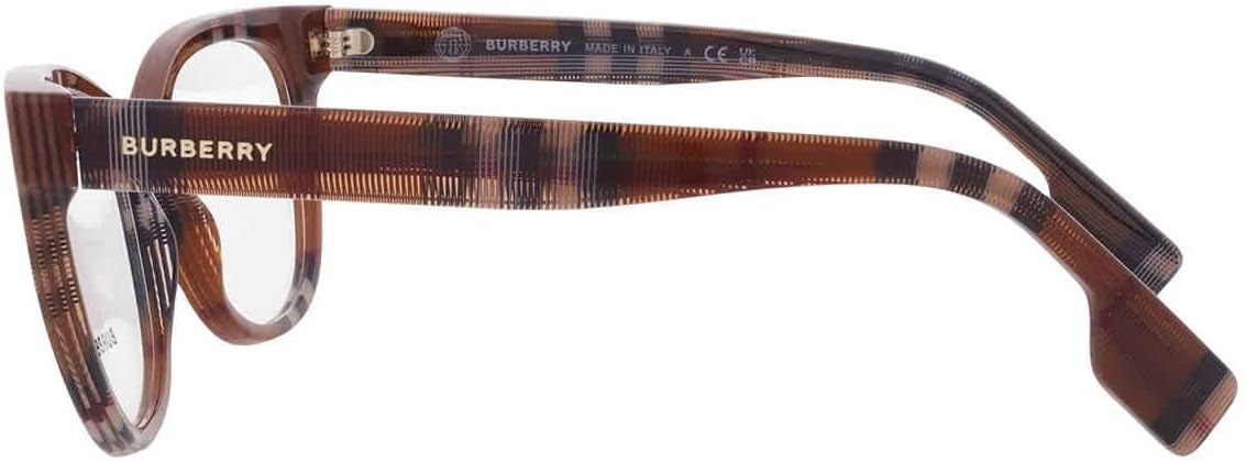 Burberry Evelyn Eyeglasses BE2375 3966 53mm Check Brown / Demo Lens