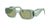 Prada Sunglasses PR17WS 11R10E Transparent Sage / Green Mirror Internal Silver