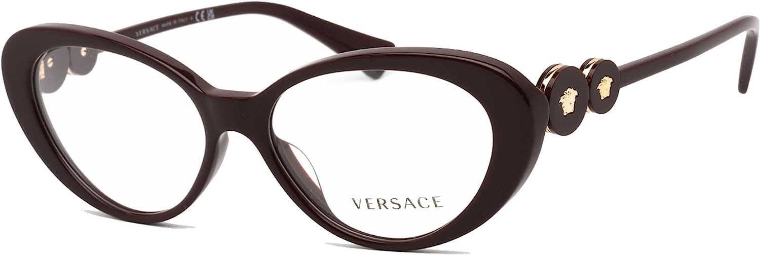 Versace Eyeglasses VE3331U 5382 55mm Bordeaux / Demo Lens