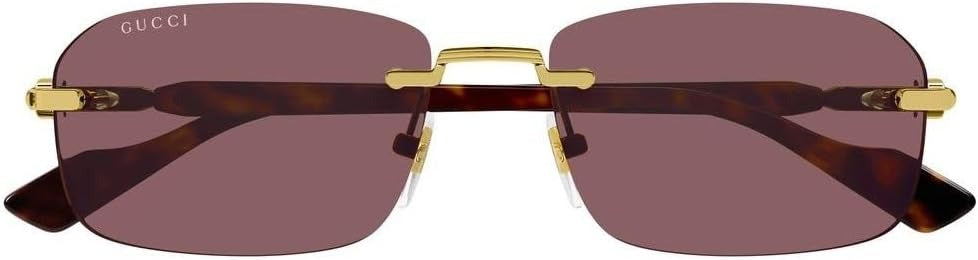 Gucci Sunglasses GG1221S 002 56mm Havana-Gold / Brown Lens