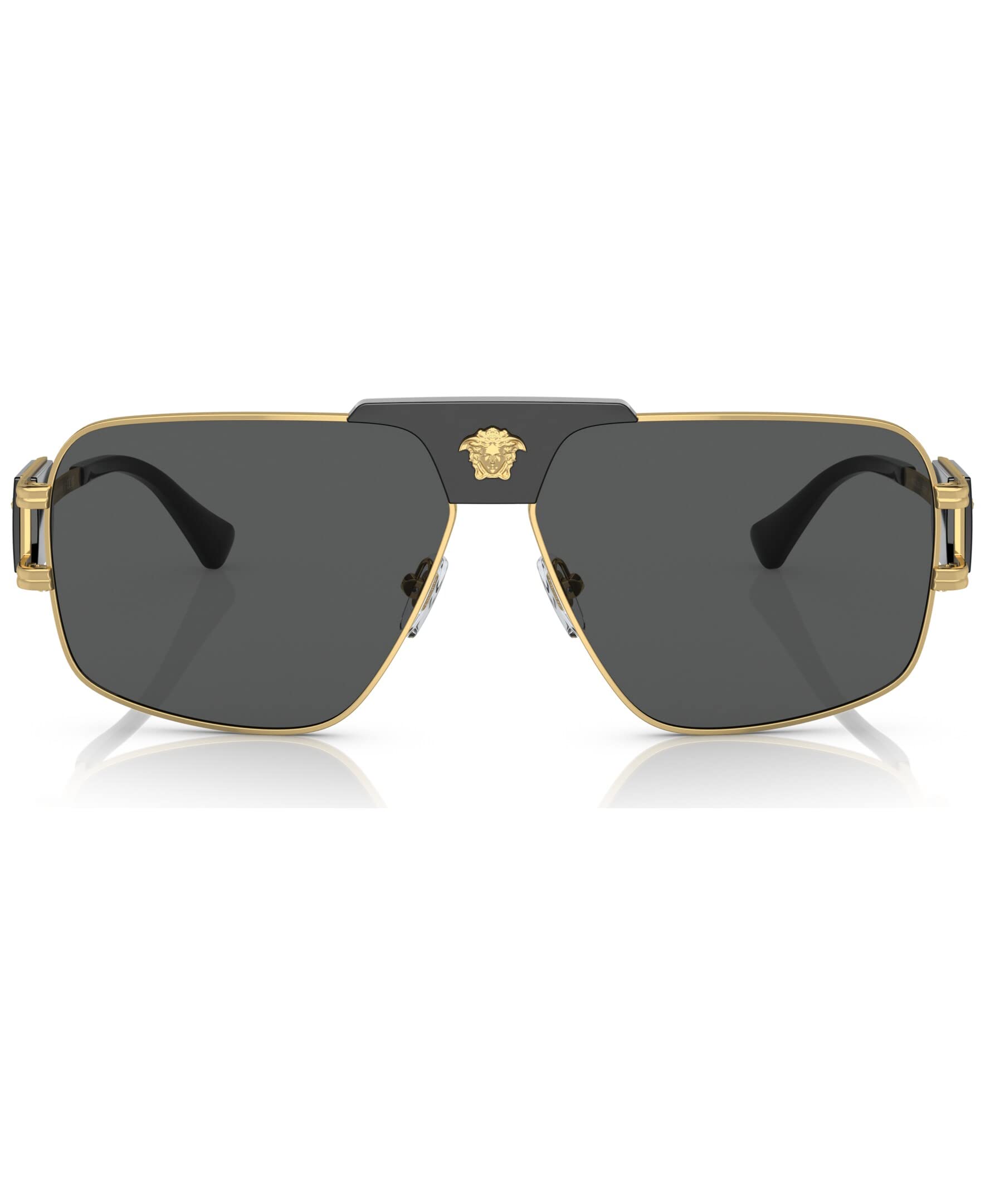 Versace Sunglasses VE2251 100287 63mm Gold / Dark Grey Lens