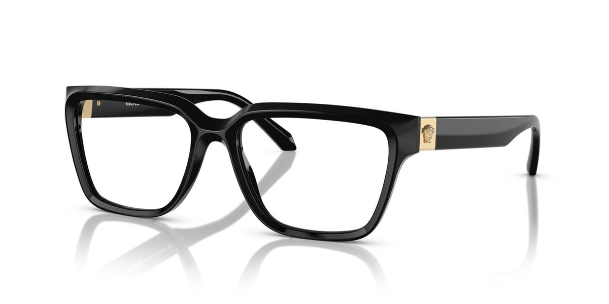 Versace Eyeglasses VE3357 GB1 53mm Black / Demo Lens