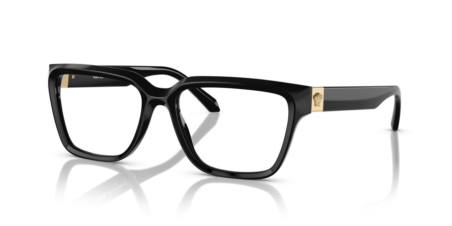 Versace Eyeglasses VE3357 GB1 53mm Black / Demo Lens