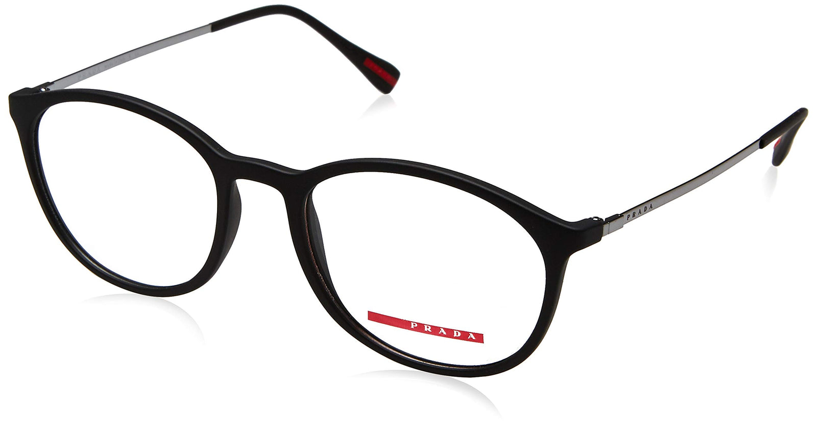 Prada Eyeglasses PS04HV DG01O1 53mm Black / Demo Lens