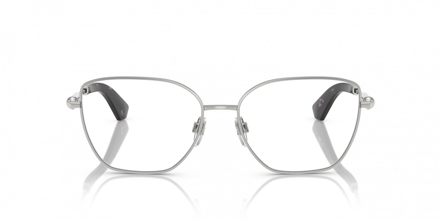 Burberry BE1390 1005 Eyeglasses 56mm Silver / Clear Demo Lens