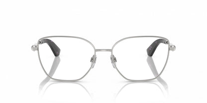 Burberry BE1390 1005 Eyeglasses 56mm Silver / Clear Demo Lens
