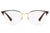 Versace Eyeglasses VE1247 1418 52mm Violet Gold / Demo Lens