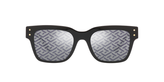 Versace Sunglasses VE4421 GB1F 52mm Black / Dark Grey Monogram Blue Lens