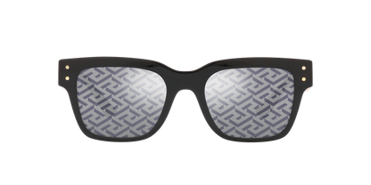 Versace Sunglasses VE4421 GB1F 52mm Black / Dark Grey Monogram Blue Lens