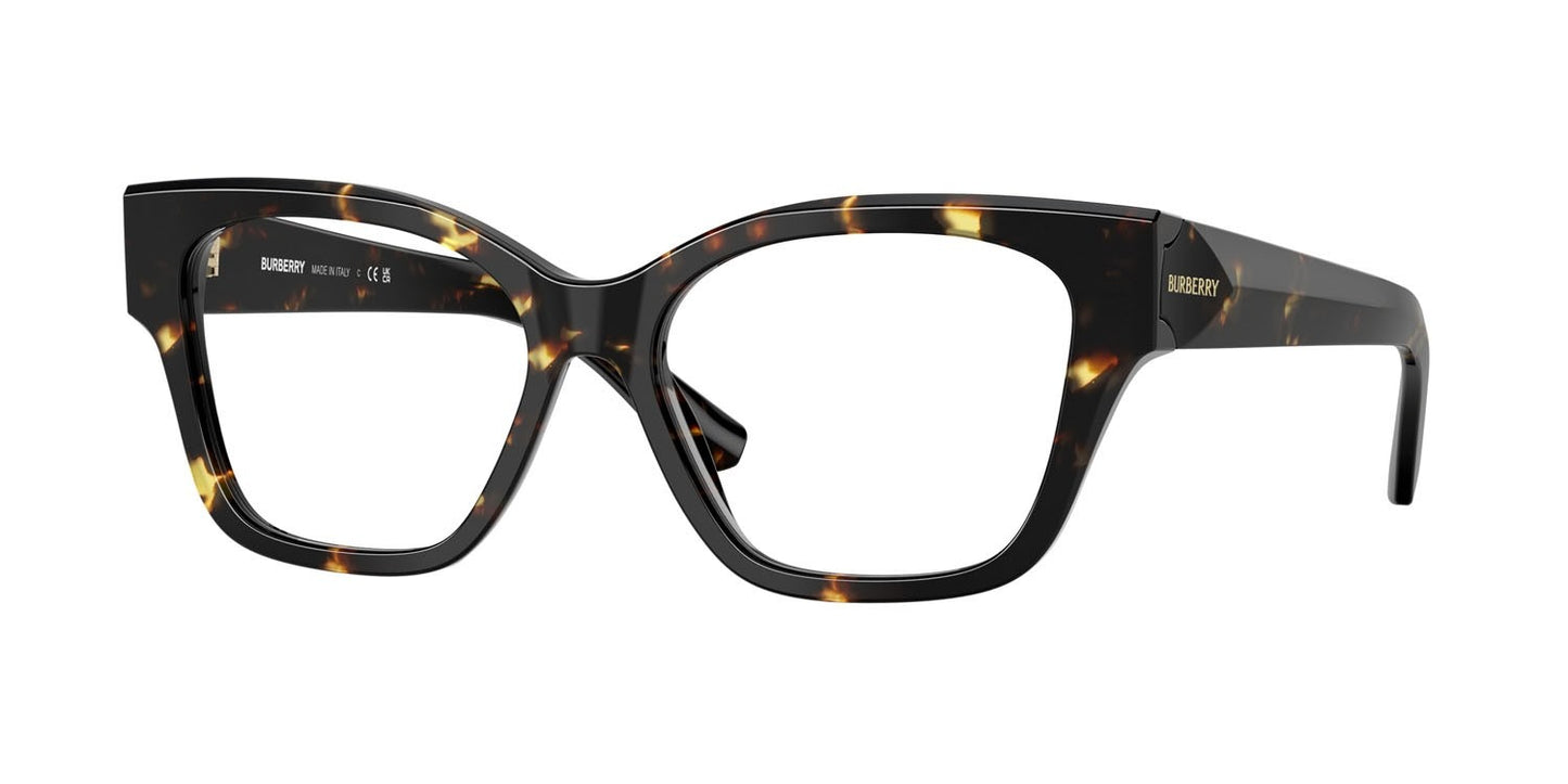 Burberry BE2420F 4106 Eyeglasses 52mm Yellow Havana / Clear Demo Lens