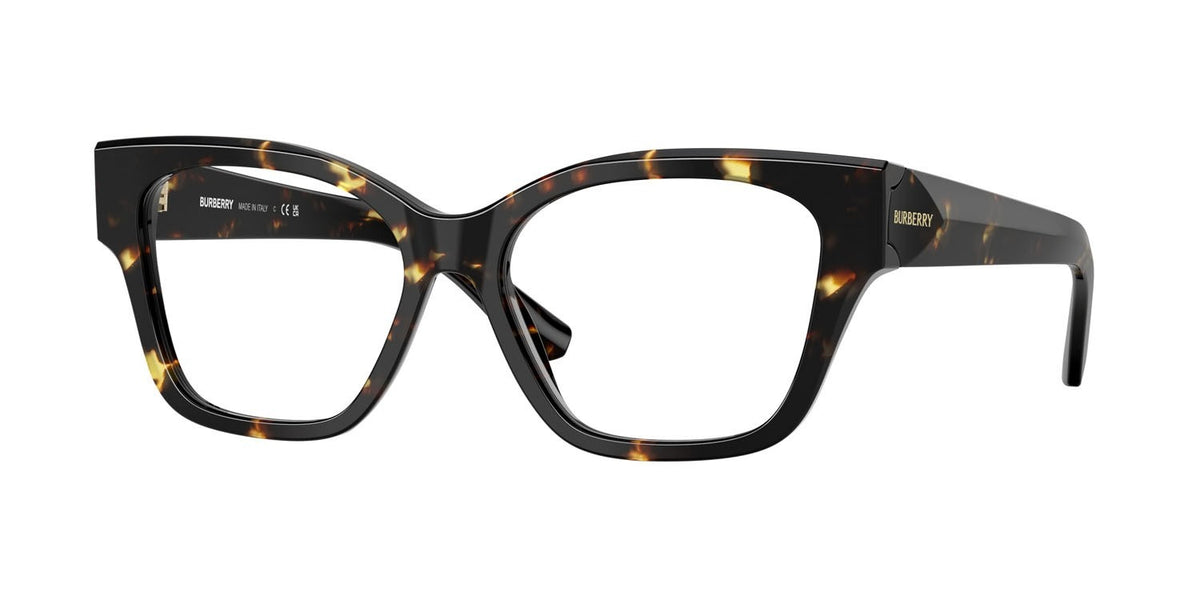 Burberry BE2420F 4106 Eyeglasses 52mm Yellow Havana / Clear Demo Lens