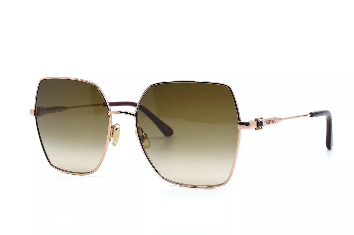 Jimmy Choo Sunglasses JC REYE_S DDB 59mm Gold Copper / Brown Lens