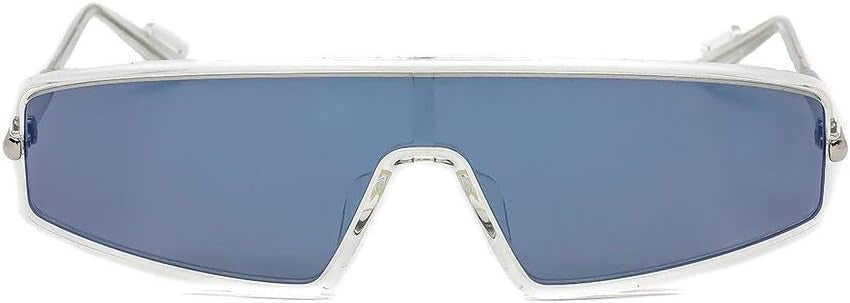 Dior Sunglasses DIORMERCURE 900C8 99mm Crystal / Light Blue Mirror Lens