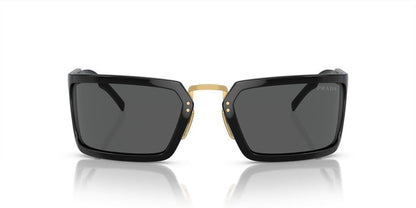 Prada Sunglasses PRA11S 1AB5S0 62mm Black / Dark Grey Lens