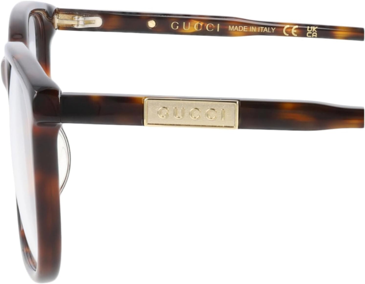 Gucci GG1159OA 003 Eyeglasses 56mm Havana / Clear Demo Lens