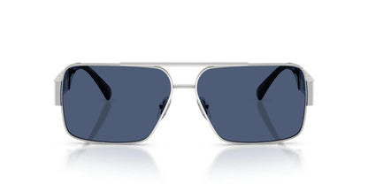 Versace Sunglasses VE2290 100180 61mm Silver / Dark Blue Lens