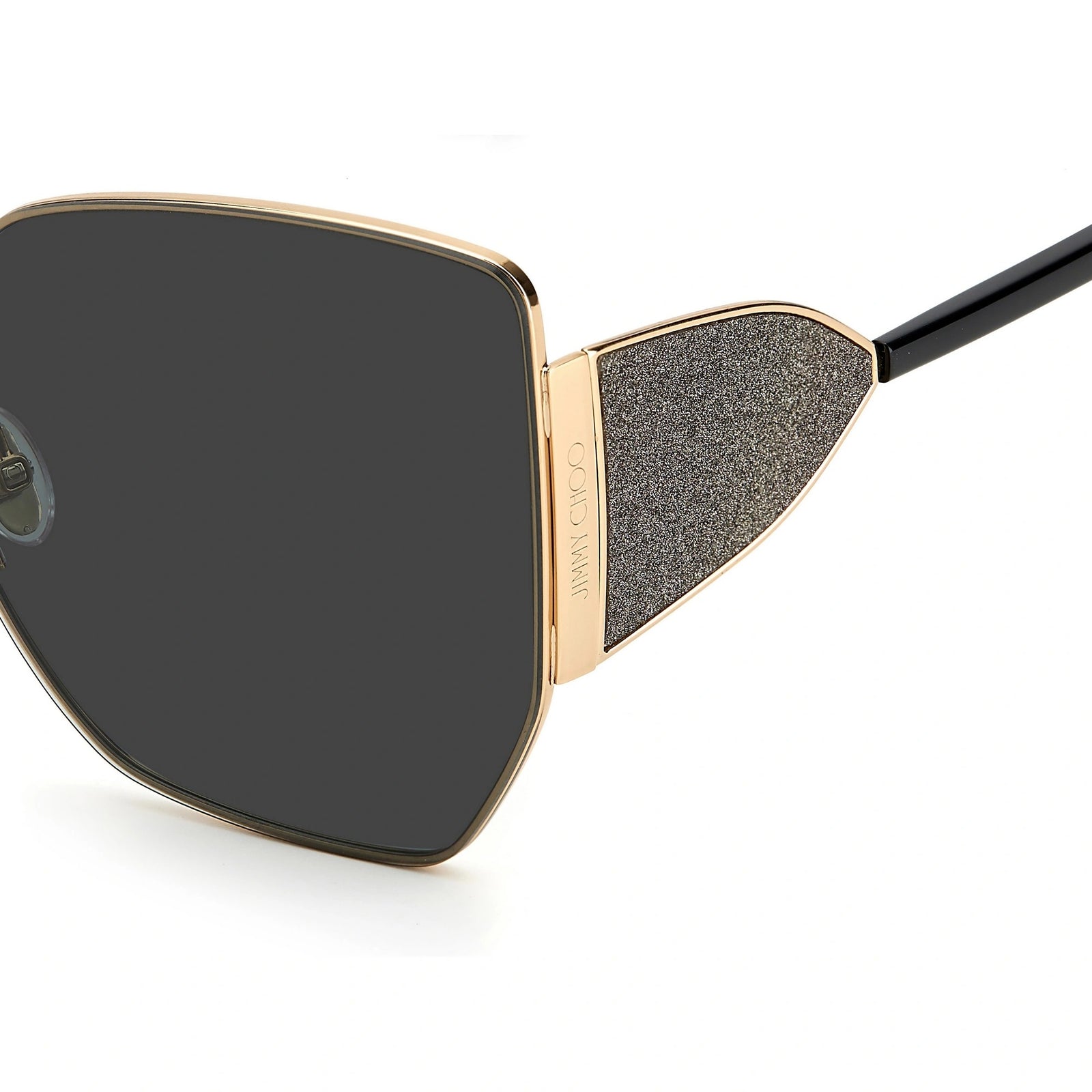 Jimmy Choo Sunglasses JC RIVER/S RHL IR 61mm Gold Black / Grey Lens