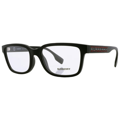 Burberry BE2379U 3464 Charlie Eyeglasses 57mm Matte Black / Clear Demo Lens