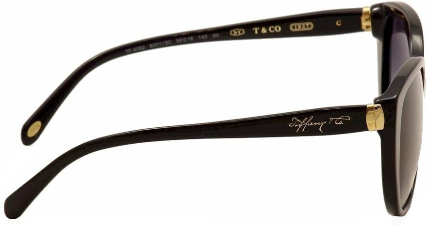Tiffany &amp; Co VINTAGE Sunglasses TF4082 80013C 56mm Black / Grey Gradient Lens