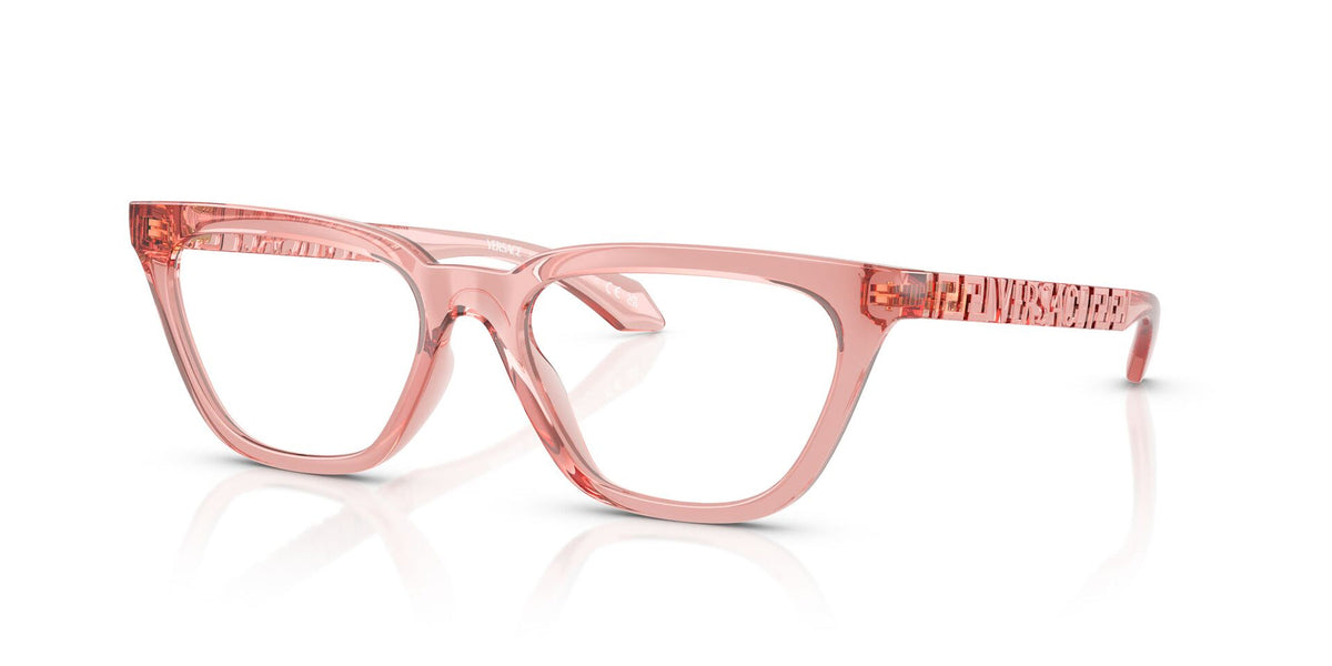 Versace Eyeglasses VE3352U 5322 53mm Peach / Demo Lens
